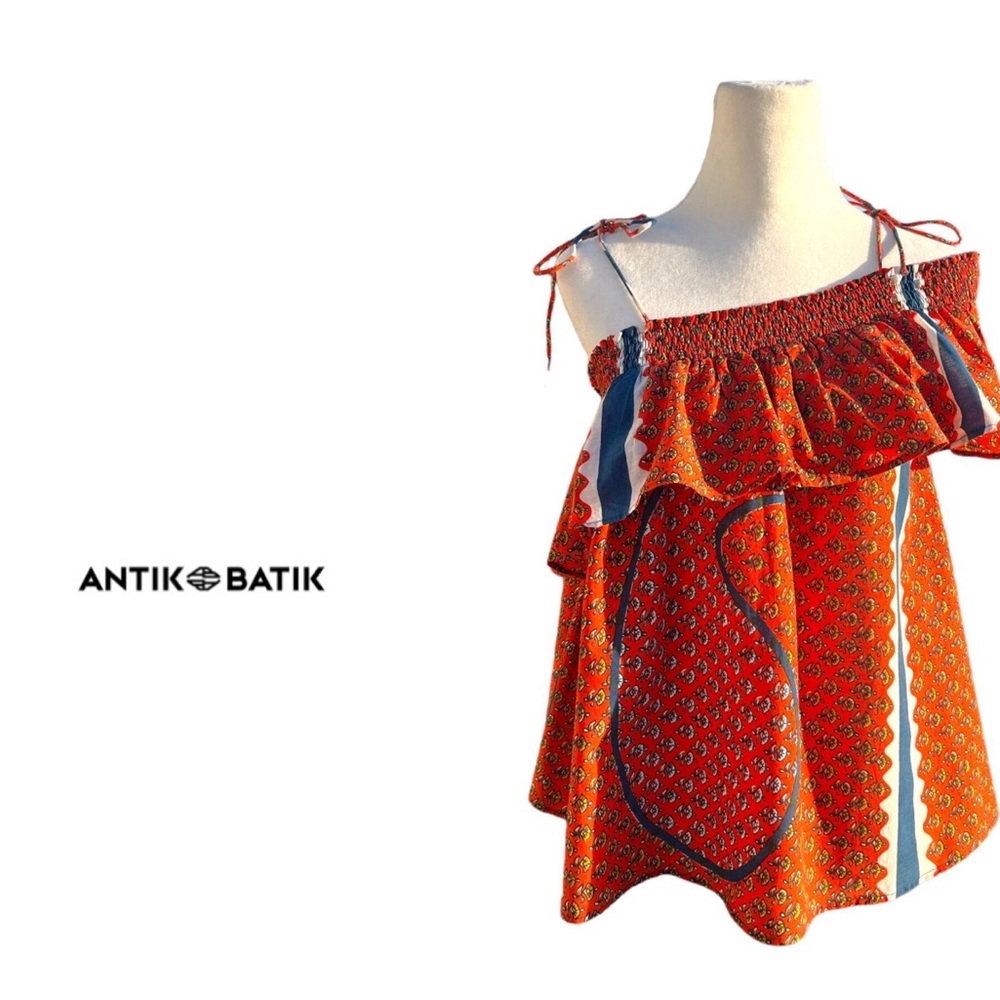 New w tags Antik Batik Giselle top